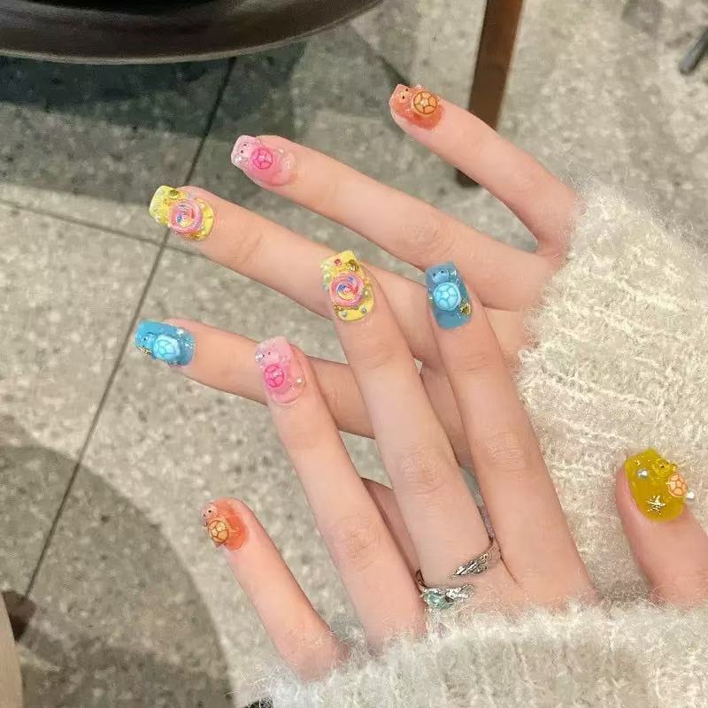 Phone Accessories Diy - 100 mini-breloques en résine colorées en