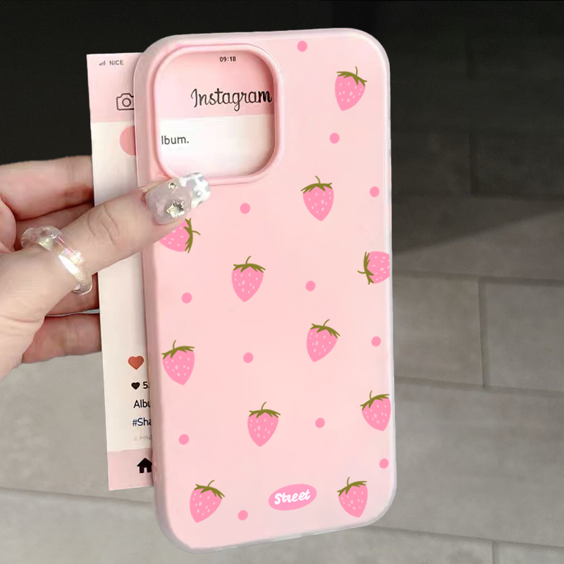 Phone Accessories Samsung - Coque de téléphone à motif fraise