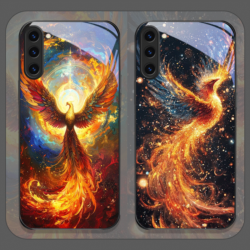 Phone Accessories Aesthetic - Coque de téléphone en verre trempé,