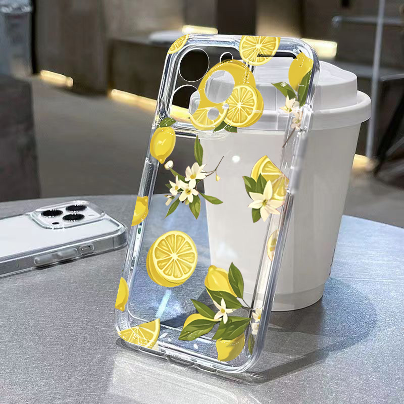 Phone Accessories Samsung - Coque de téléphone transparente, fruits d'été,