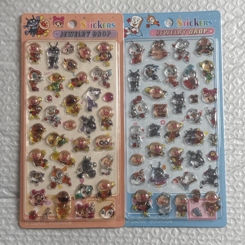 Phone Accessories Diy - Autocollant 3D en relief Kawaii Anpanman,