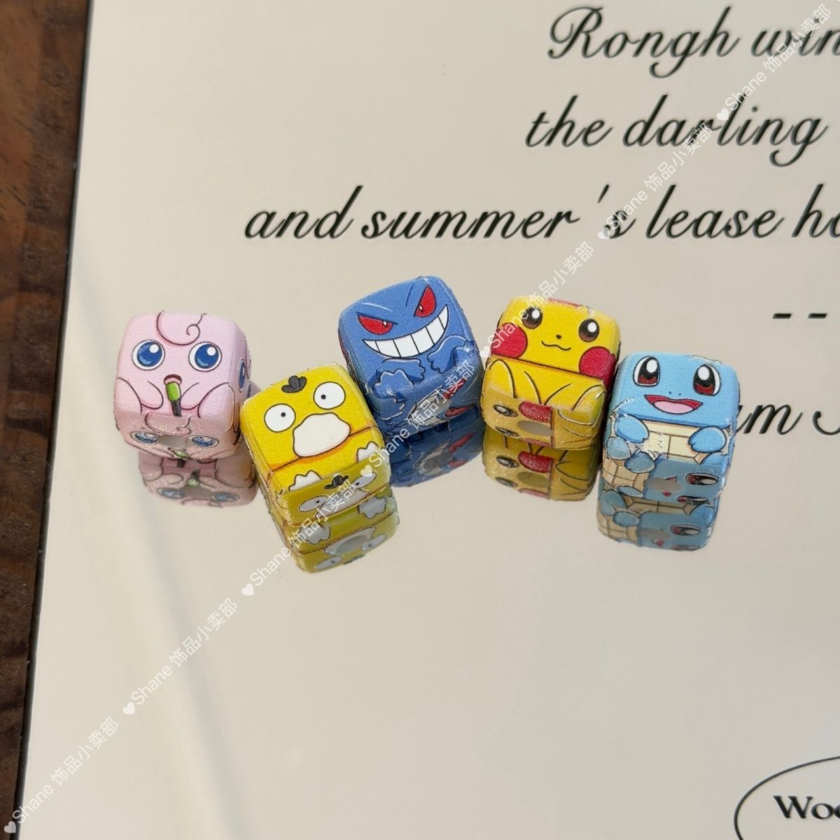 10 pièces de perles Pikachu à  - Phone Accessories Diy avis et prix