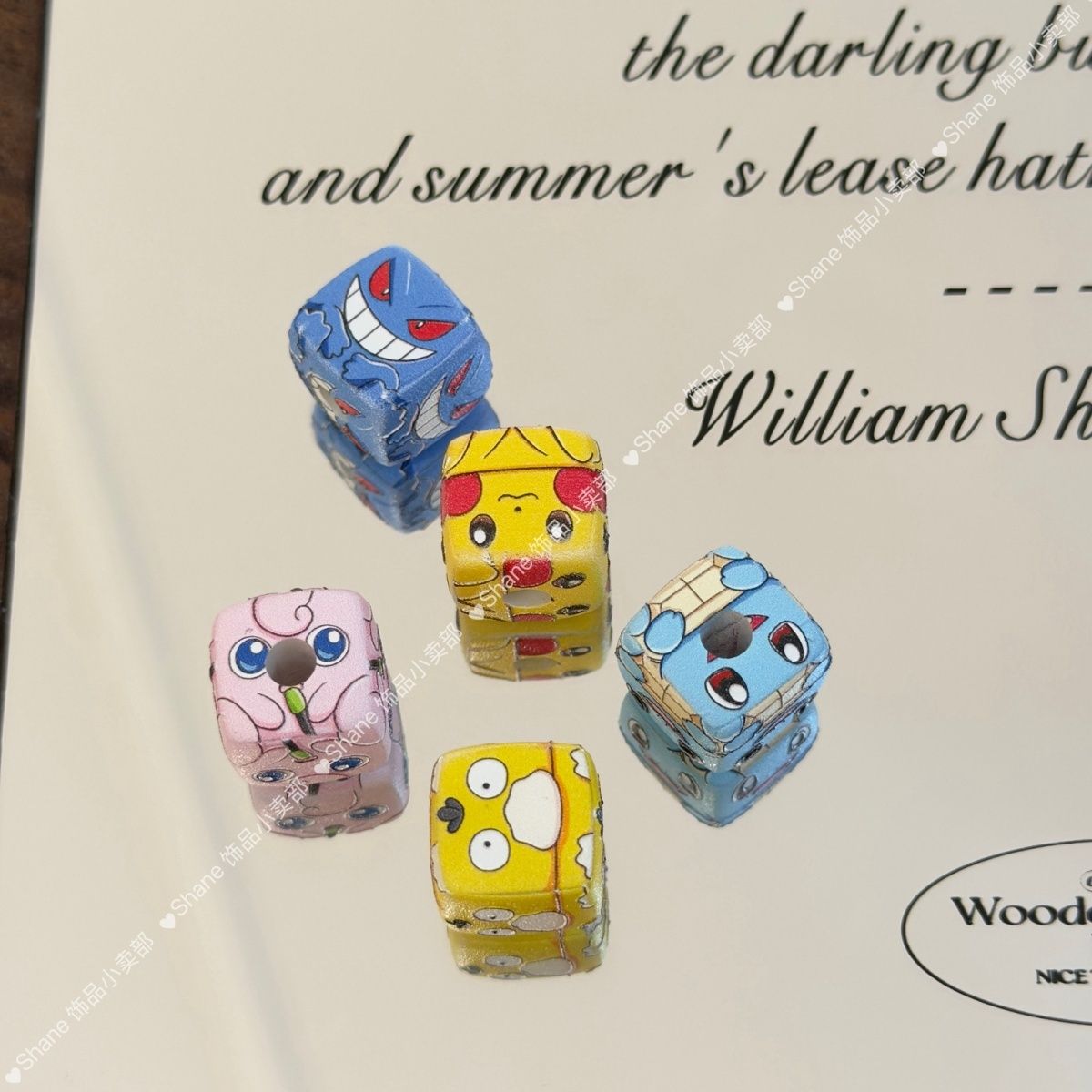 10 pièces de perles Pikachu à  - Phone Accessories Diy avis et prix