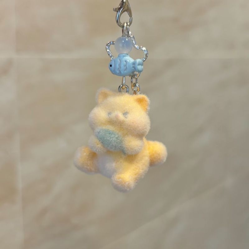 Porte-clés chat en peluche mig - Phone Accessories Design avis et prix