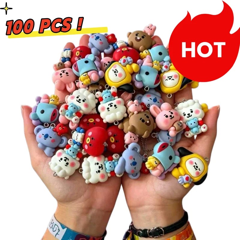 Breloques en résine BT21, 7 pi - Phone Accessories Jewelry avis et prix